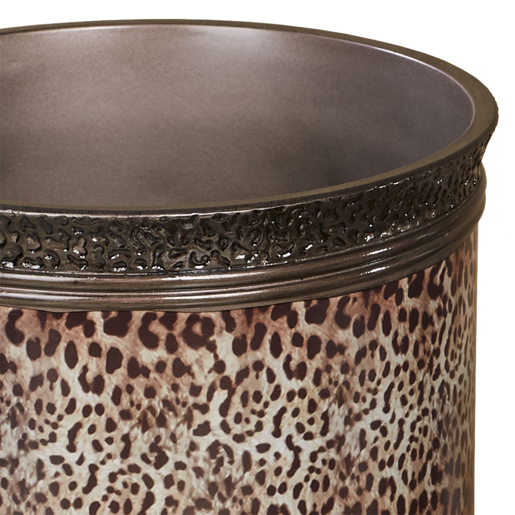 Mombasa Safari Animal Print Bath Bathroom Wastebasket
