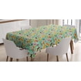 thumbnail image 1 of Ambesonne Stripes Tablecloth Rectangular Table Cover, Funky Playroom Concept, 60"x90", Multicolor, 1 of 3