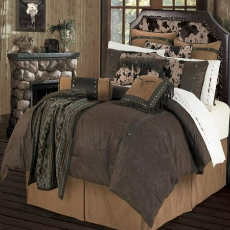 Hiend Accents Caldwell Western Comforter Set Walmart Com