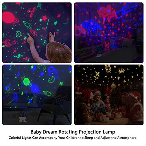 Moredig Baby Night Light Projector, Kids Night Light with Remote