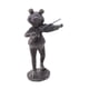 thumbnail image 4 of Estatua de rana de jardín, figura de resina, escultura de animal, centro de mesa para exterior, figura tocando el violín, decorativa para porche y, 4 of 8