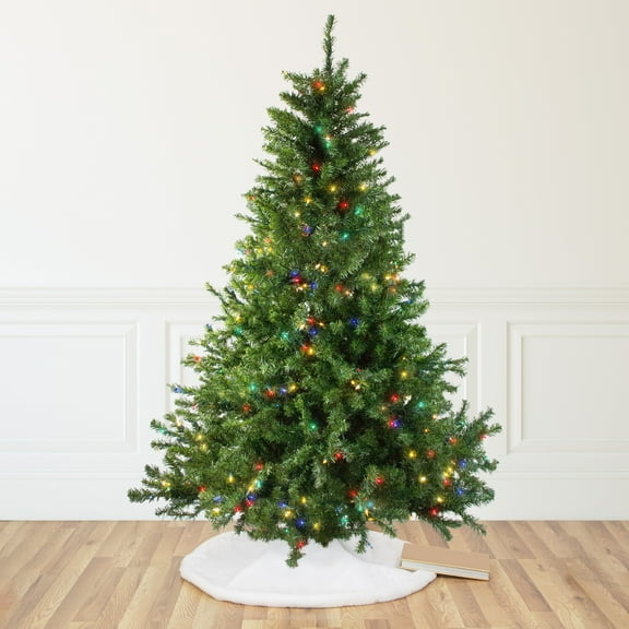 Northlight 10' Prelit Artificial Christmas Tree Medium Canadian Pine - Multicolor Lights