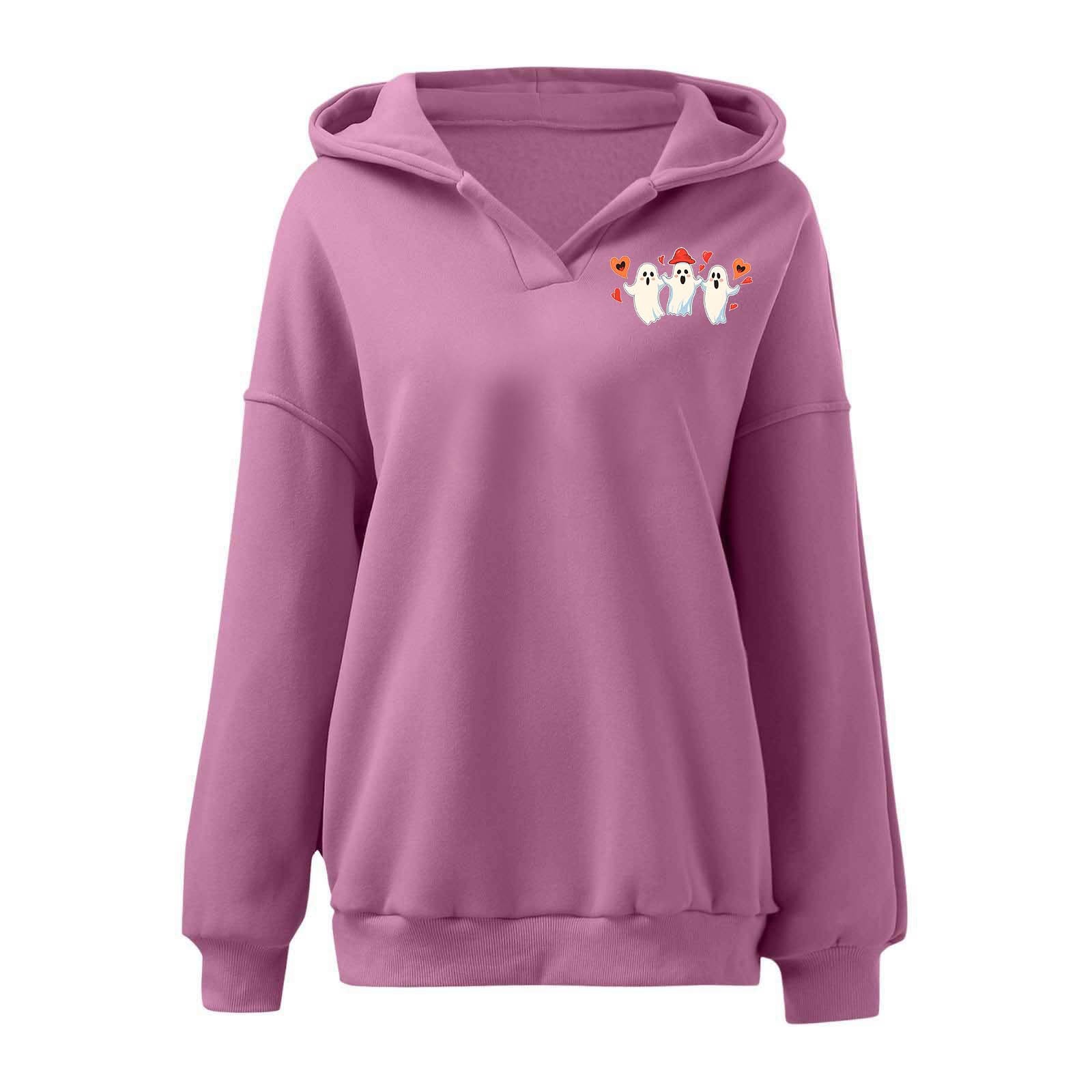 And Winter Fashion Pattern Printed Women's Hooded Sweatshirt Without Pockets Womens Sweatshirts Sweatshirts Women Hoodie Pullover Long Fall Hoodie Women Casual Comfy Hoodie Women Pullover Sweatshirt