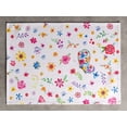thumbnail image 5 of Maison d' Hermine Happy Florals - Sweety 100% Cotton Set of 4 Placemats for Dining Table | Kitchen | Wedding | Everyday Use | Dinner Parties | Spring/Summer (13 Inch by 19 Inch), 5 of 5