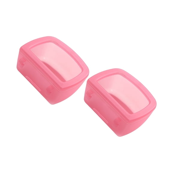 lanema Spillproof Hanging Pet Water Bowl For Small Dog Secure Hook Design Plastic Water Feeder Easy To Clean Crate Waterer 2PCS