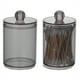 thumbnail image 4 of Xihbxyly Dispensador de Hisopos de Algodón, Frasco de Plástico Transparente, Tapa Extraíble para Fácil Acceso, Organizador de Almacenamiento para El Baño, Funcional y Decorativo, Ideal para Viajes, T, 4 of 6