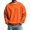 Saffron #032, variant on Men's Pocket Sweatshirt Crew Neck Long Sleeve Chest Pocket Relaxed Fit Soft Casual Pullover Sweatshirt