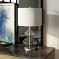 thumbnail image 2 of Evelyn&Zoe Traditional Metal Table Lamp with Satin Nickel Accents, 2 of 7
