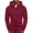 Red, variant on Hoodies Jackets Mens Outwear Fall Fashion Long Sleeved Hooded Sweatshirt Zipper Outdoor Man Tops Red,L