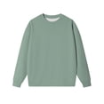 thumbnail image 4 of Breezora Comfortable Long Sleeve Crew Neck Top for Women Fall Fashion Loose Fit Soft Touch Loungewear Everyday Casual Wear L Size Green, 4 of 4