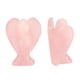 thumbnail image 3 of Faux Crystal Angel Figurine Carved Peace Healing Pocket Angel Statue Stone for Home Meditation Pink, 3 of 10