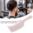 thumbnail image 3 of Curved Barber Comb, Flat Top Curved Comb Curved Hair Cutting Comb For Home Salon, 3 of 8