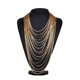 thumbnail image 4 of Gargantilla de cadena de Metal de lujo, collar brillante de estilo Vintage, joyería larga multicapa para banquete, adorno para el cuello, boda Ropa, zapatos y accesorios Miscelánea Dorado Guardurnaity AP014834-02, 4 of 6