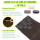 thumbnail image 4 of Extensiones de cabello humano real LORIEN con clip, 40 cm, 90 g, 4 of 6
