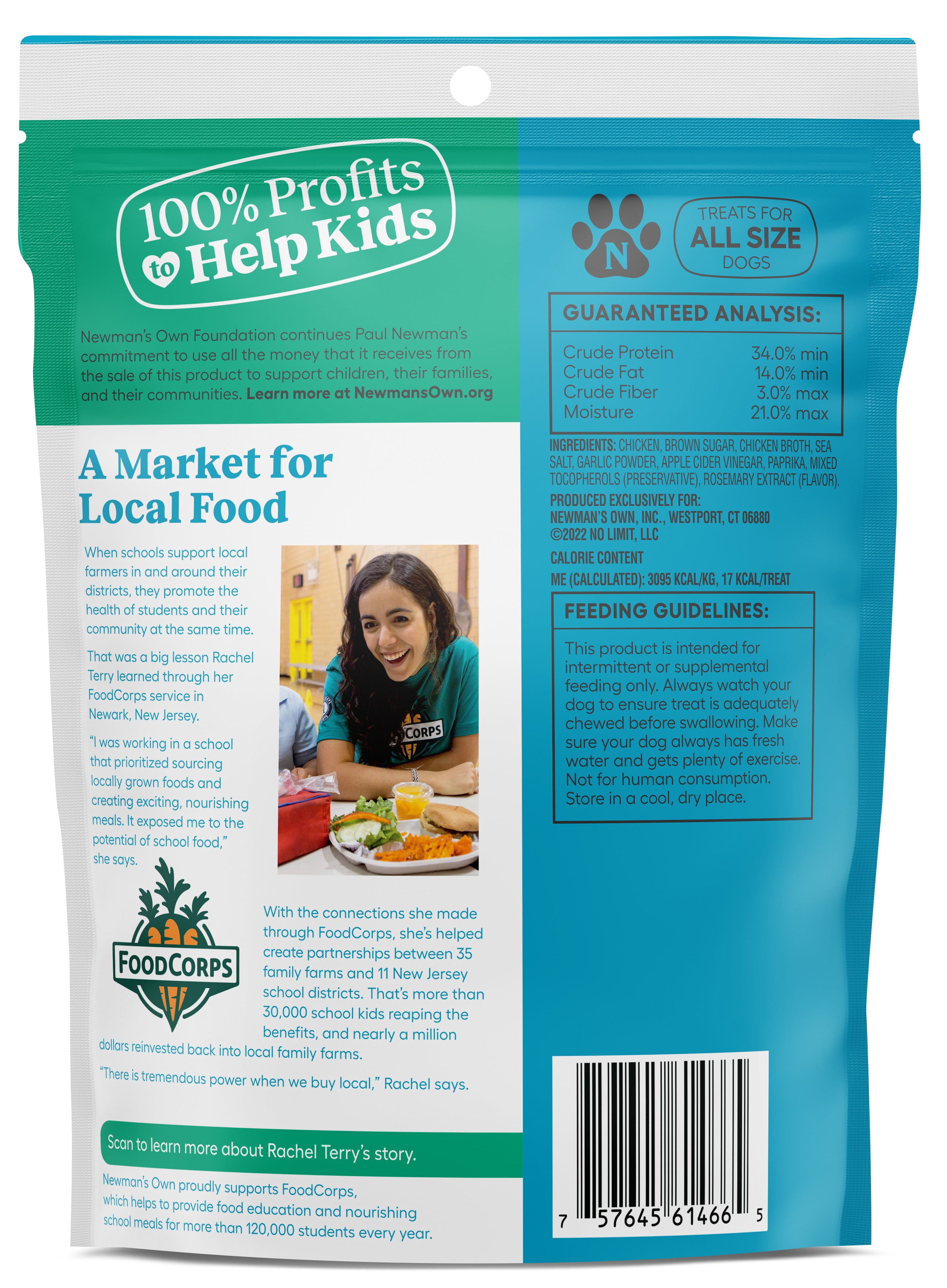 Newman's Own Jerky Treats for Dogs - Original Chicken Recipe | Made with US Farm-Raised Chicken | Grain Free | High in Protein | 5 oz Bag (Pack of 6)
