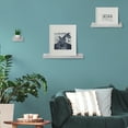 thumbnail image 6 of American Art Decor Whitewashed Wood Rustic Floating U Wall Shelves - White - Set of 3, 6 of 6