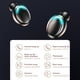 thumbnail image 4 of En Auriculares Auriculares Bluetooth Compatible con Bluetooth Control Táctil Recargable Auricular Portátil Deporte Música Auriculares con HIPTOMPRINT MICROPHONE 1 Par Methold EL022562-02B, 4 of 7