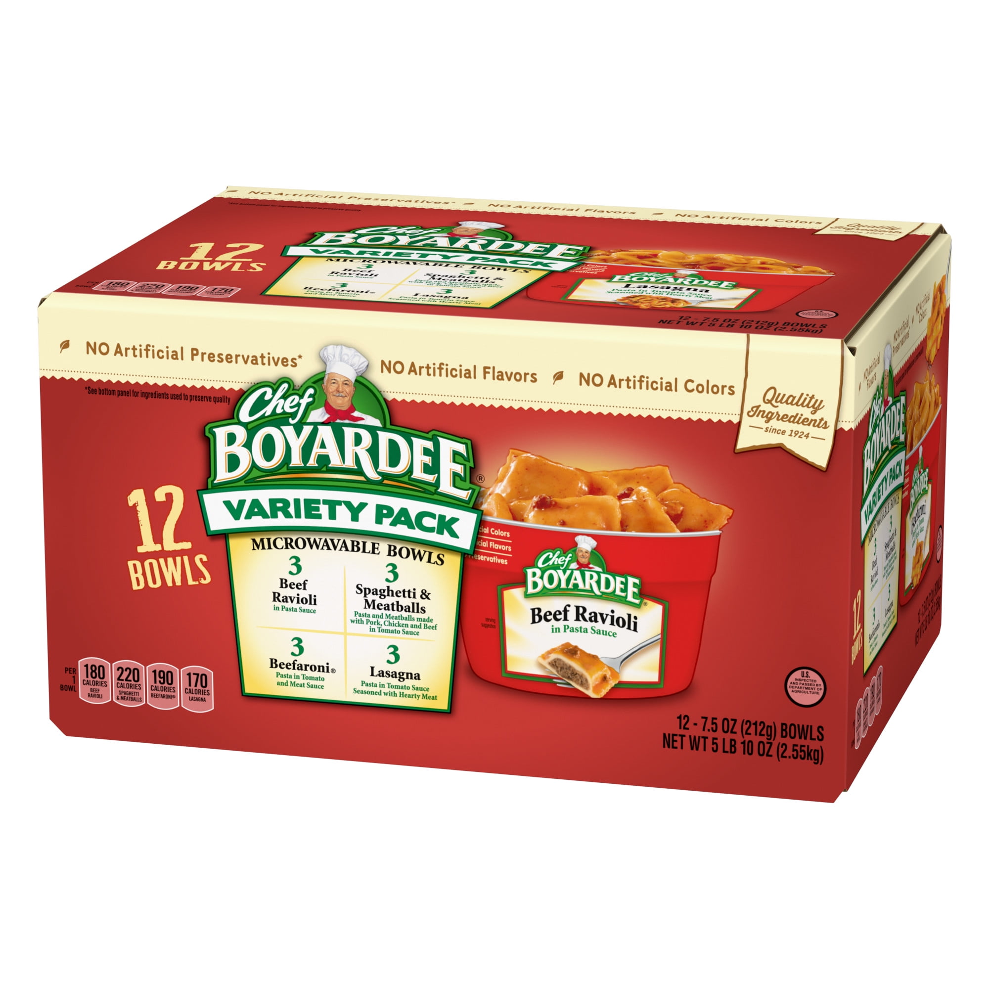 Chef Boyardee Club Variety Pack, 90 oz.