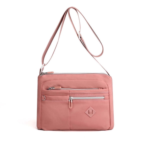 Btomtd Shoulder Bag for Women with Multiple Pockets, Casual Organized Handbag and Crossbody Purse, Functional Carry-All Handbag for Essentials, Pink