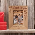 thumbnail image 1 of Our Favorite Time Of The Year Personalized Wooden Frame 3 1/2" x 5" Brown (Vertical), 1 of 1