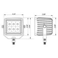 thumbnail image 5 of Buyers Products 3 Inch Wide Square LED Flood Light, 5 of 5