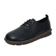 thumbnail image 2 of Retro Oxfords for Women Soft Flexible Breathable Lace Up Comfort Flats for Fall, Round Toe Lightweight Non Slip Casual Walking Shoes, 2 of 4