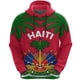 thumbnail image 2 of Sudadera con capucha para hombre y mujer, diseño retro de la isla de Haití, con la bandera del país haitiano, impresión 3D, con capucha, estilo urbano, 2 of 5