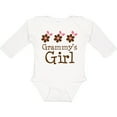 thumbnail image 3 of Inktastic Grammy's Girl Daisies Girls Long Sleeve Baby Bodysuit, 3 of 5