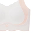 thumbnail image 6 of Hduncf Girls Sports Bra Elasticity Strap Seamless Bralettes Padded Wireless No Show Full Coverage Comfort Breathable Underwear Pink 12-13Years, 6 of 7