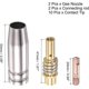 thumbnail image 2 of Melt Inert-Gas (MIG) Torch Welding Accessory Kit 0.8mm Conductive Contact Tip Nozzle Connection Bar 15AK Consumables, 14-Piece, 2 of 4