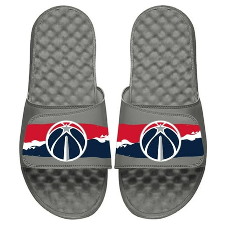 

Youth ISlide Gray Washington Wizards 2020/21 City Edition Paint Stripe Slide Sandals