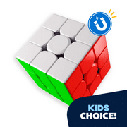 Jeexi Magnetic 3x3 Speed Cube, Cube Learning Series Puzzle Toy for Kids Beginners with Stand and Screwdriver Christmas Best Stocking Stuffers