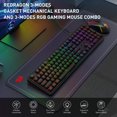 thumbnail image 2 of Combo de teclado y mouse gamer Redragon S163 RGB 8000 DPI, 2 of 9