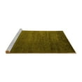 thumbnail image 2 of Ahgly Company Machine Washable Indoor Square Oriental Yellow Industrial Area Rugs, 8' Square, 2 of 4