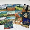 thumbnail image 4 of 1 pieza de 20 x 25 cm, pintura al óleo de fama mundial, campo de trigo, telas de lona de algodón para patchwork, material de costura DIY, artesanía, bordado, 4 of 5