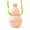 Sweetheart Pink, variant on Dopamine Gourd Water Bottle with Adjustable Shoulder Strap and Carry Loop, Large Capacity Leakproof Sports Jug, Fast-Flow Direct Spout Big Belly Cup for Outdoor Travel, Fitness, and Daily Hydration