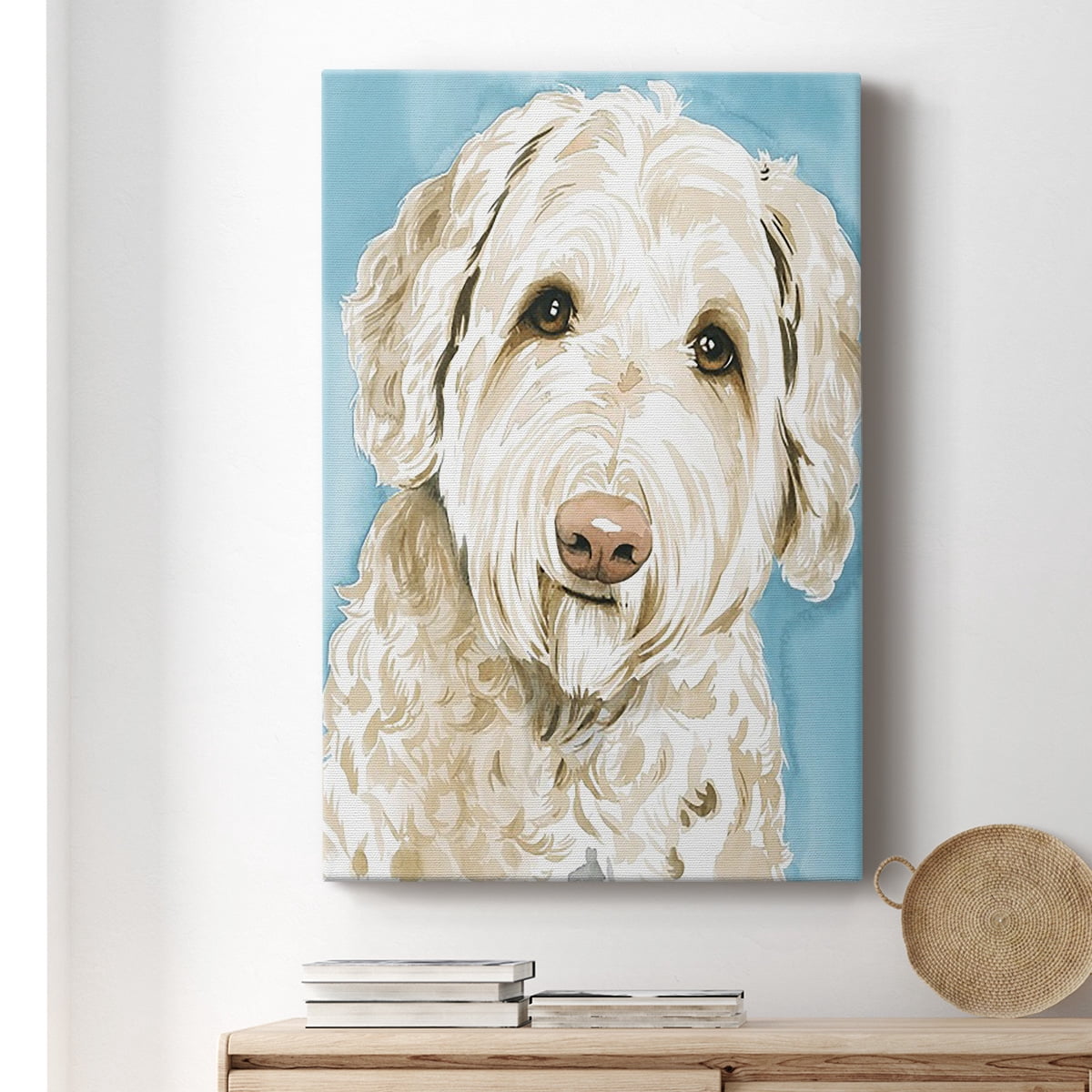 Labradoodle I Premium Gallery Wrapped Canvas - Ready to Hang