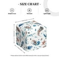 thumbnail image 4 of Fuzoiu Undersea Animals Print Tissue Box Cover Holder, Square Leather Tissue Box,PU Leather Decorative Organizer for Tabletop, Bathroom, Car, Office, 4 of 7