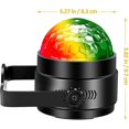 thumbnail image 3 of Rgb Disco Ball Party Lights Dj Disco Light Led Projector Strobe Lamp Birthday Party Car Club Bar Karaoke Xmas Sound Activated Jd4, 3 of 5