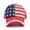 Red, variant on USA 250th Anniversary American Flag Rhinestone Baseball Cap Sparkle Hat Unisex Patriotic Independence Day Hat-Navy