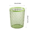 thumbnail image 3 of Chmadoxn Garbage Can, Trash Can Wastebasket Living Room Household Transparent Basket Bathroom Kitchen Large Capacity Bedroom Wastebasket rubbish bin, 3 of 6