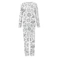 thumbnail image 5 of CCRFTGI Family Matching Pajama Set Colorable Diy Hand Painted Homewear Set 2 Piece Cartoon Color Your Own Pajamas Cute Funny Coloring Pajama Set Women S, 5 of 5