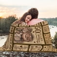 thumbnail image 4 of LHSHID 50th Anniversary Blanket Gifts Gift for 50th Wedding Anniversary Golden 50 Years of Marriage Throw Blankets 50th Anniversary Wedding Gifts for Parents Grandparents Couple 50"x60", 4 of 6