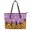 Butterfly Pumpkin Pattern, variant on POLERO PU Leather Saddle Handbag with Practicality Large Capacity Tote Bag for Shopping, Dragonfly and Floral Pattern Top Handle Tote Bag