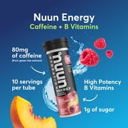 Nuun Energy Caffeine + B Vitamins Electrolyte Hydration Tablets - Mixed Flavors - 30 Servings