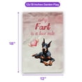 thumbnail image 5 of Every Fart is Love Note Doberman Pinscher Guilty Face Happy Valentine's Garden Flag 12x18in Double Sided Doberman Dog Lover Gifts Outdoor Decor - 01016, 5 of 5
