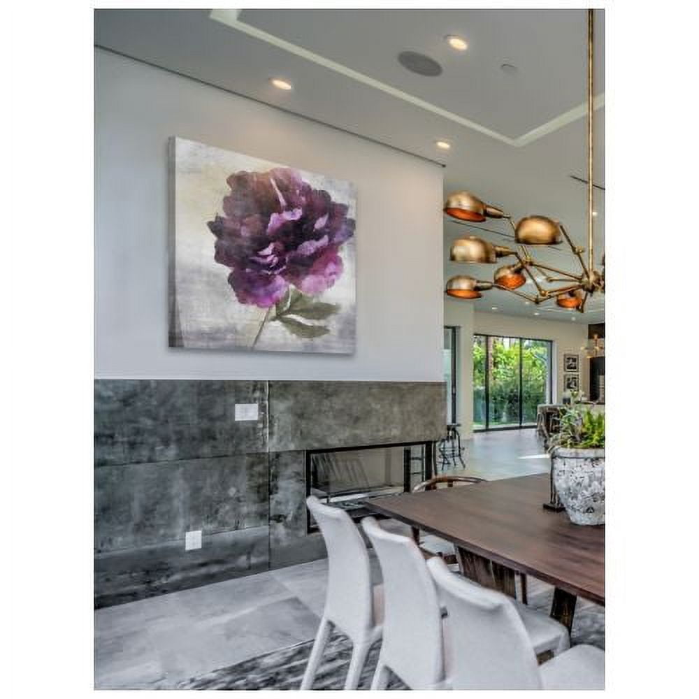 "Alone Flower" Painting Print on Wrapped Canvas