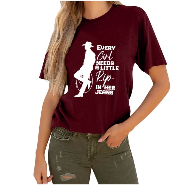 Birdeem Mode Femmes Décontracté Imprimé Chandail à Manches Courtes T-Shirt Hauts Blouse
