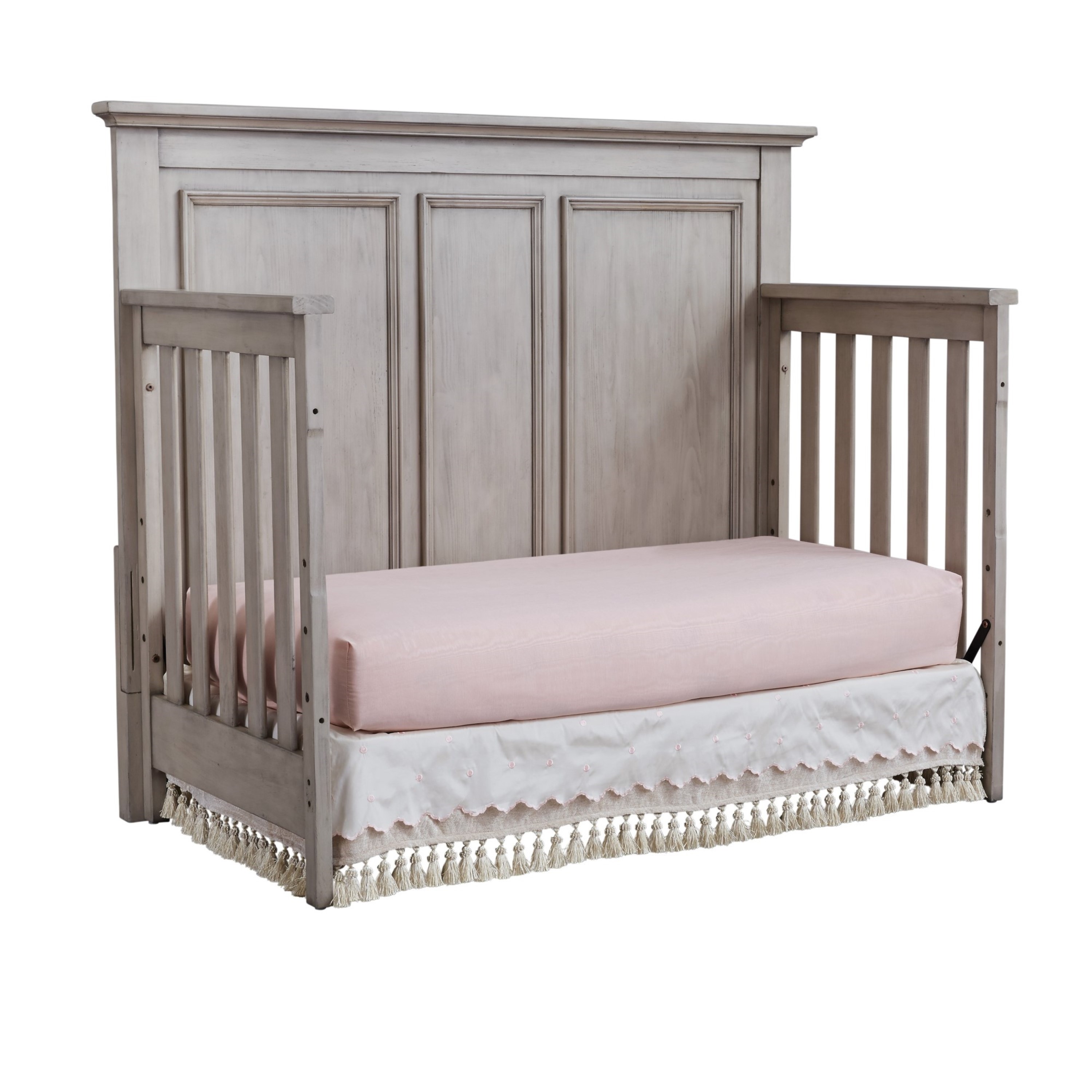 Oxford Baby Kenilworth 4-in-1 Convertible Crib, Stone Wash, GREENGUARD Gold Certified, Wooden Crib - image 4 of 10