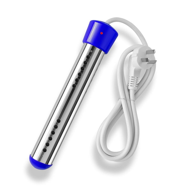 Calentador de inmersión para bañera de 2000w Calentador de inmersión eléctrico Calentador de inmersión para viaje, (Apagado automático de 70 grados)D Rojo Verde